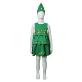 Christmas Costume Christmas Tree Dress For Girls Holiday Party Suit